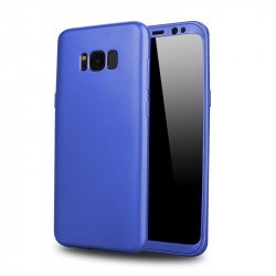 Samsung Galaxy S8 Plus TPU Full Cover Hybrid Case (Blue)